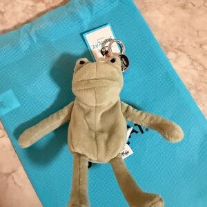 Jellypop fergus frog bag charm